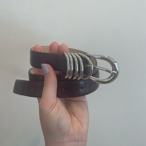 Dehanche Hollyhock Belt in Bordeaux (S)